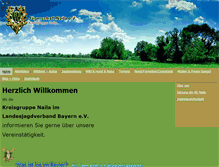 Tablet Screenshot of jagd-naila.de